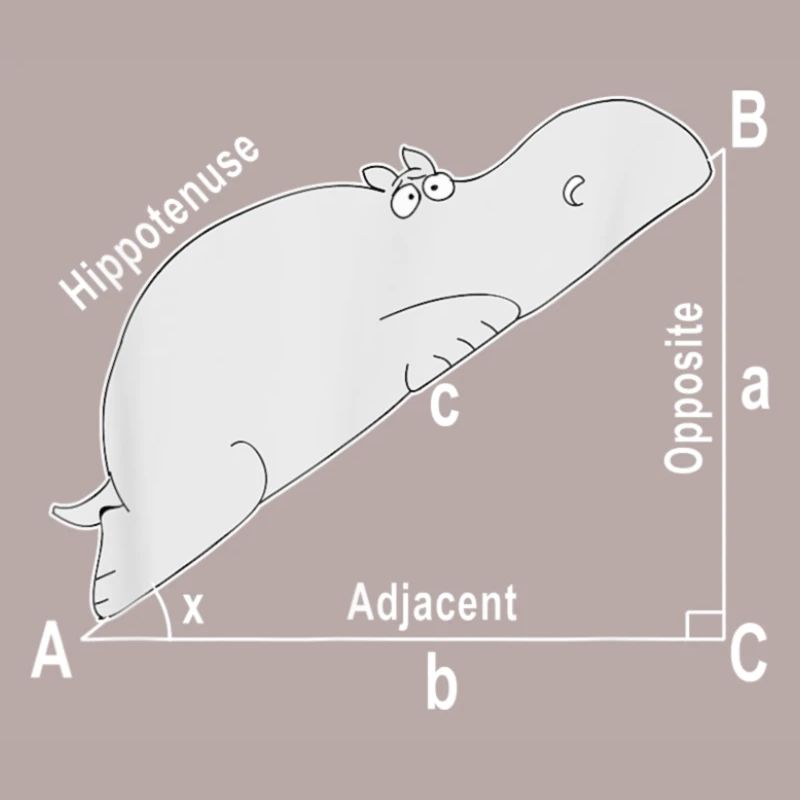 Hippo Math Math Chemise drôle drôle de professeur
