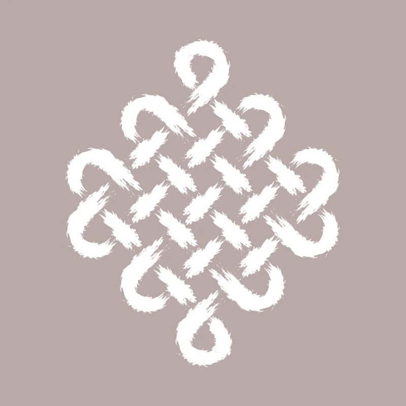Infinity symbol Celtic symbol brush