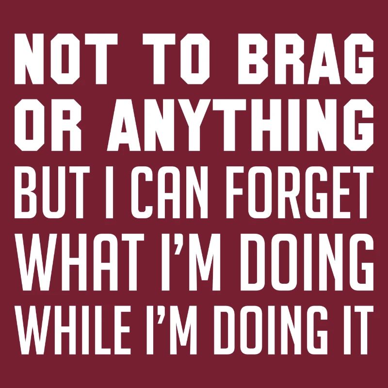 Nicht zu prahlen oder irgendetwas