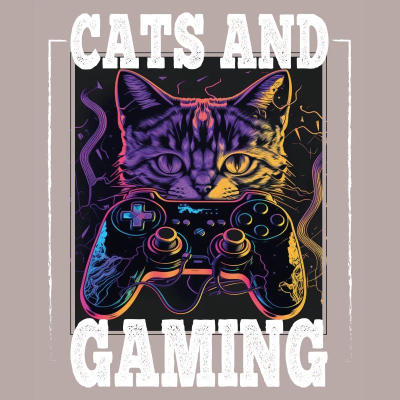Cats and Gaming Cat Kitten Controller Gaming