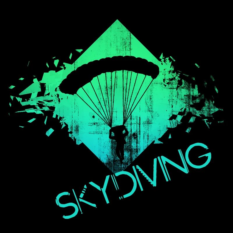 skydiving parachuting parachute
