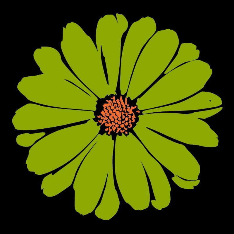 Fleur verte, fleur verte, fleurs vertes, jour de la Saint-Patrick