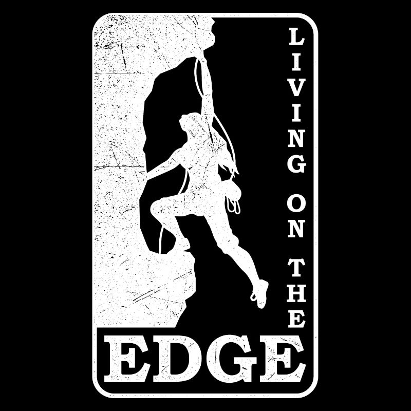 Living On The Edge, climbing bouldering gift