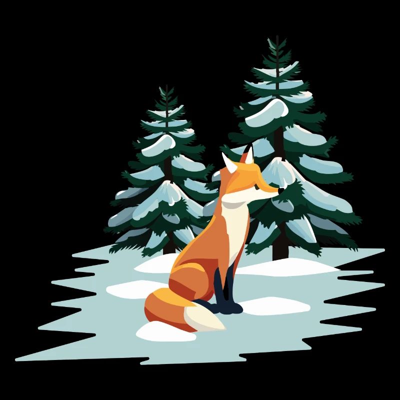 Fuchs im Schnee