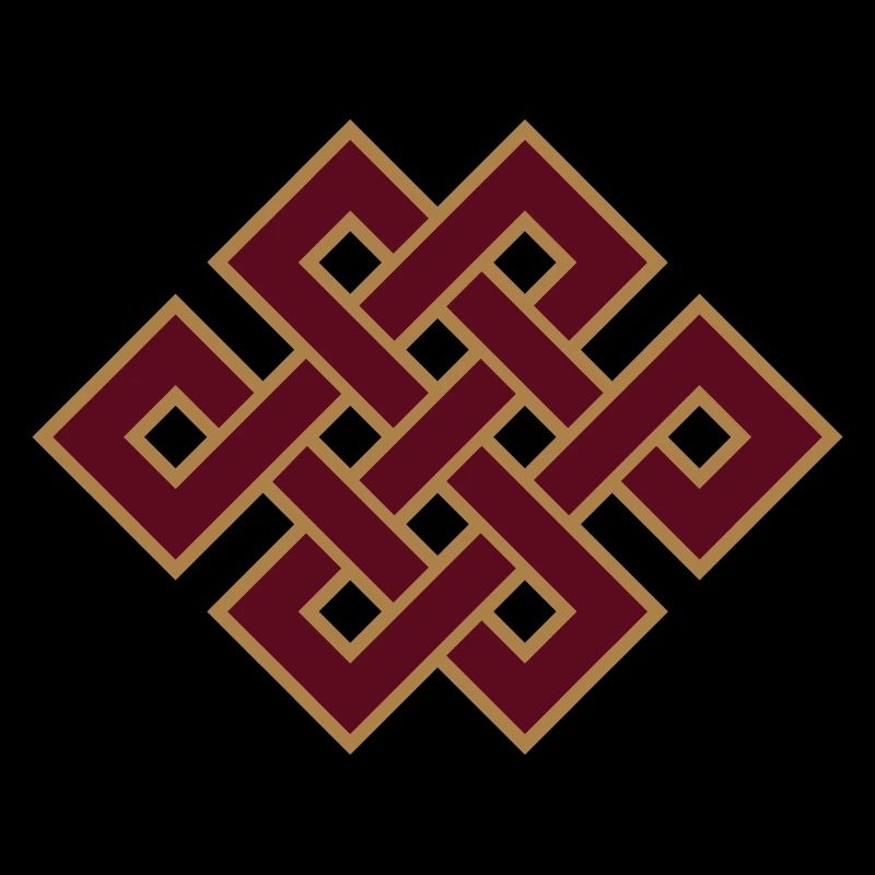 Buddhist endless knot, eternal, Tibet, celtic