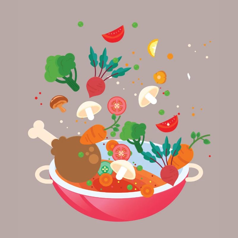 Wok with vegetables