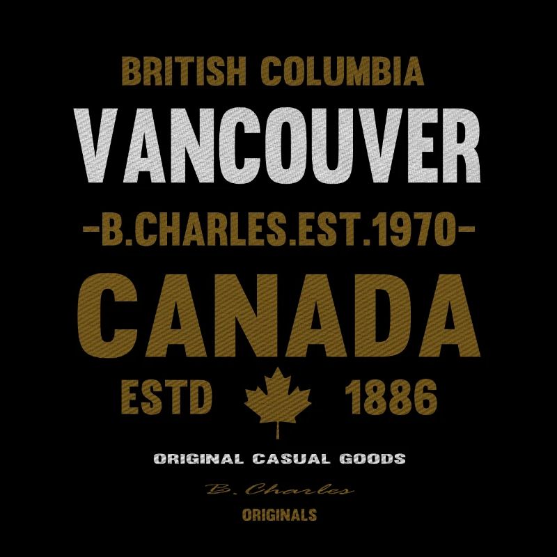 Vancouver Canada ice hockey maple leaf gift
