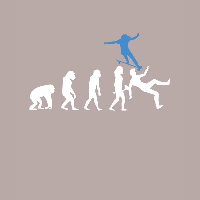 Skateboarder Evolution Skateboard Skateboarding