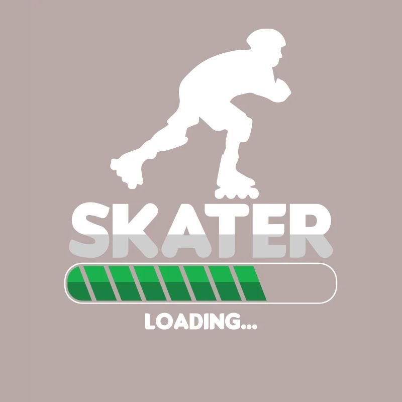 Skater Loading Inline Skating Rollerblading Gift