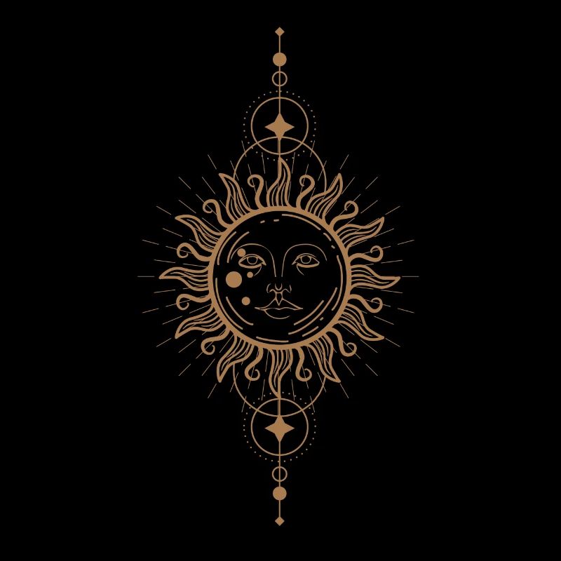 Boho Sonne & Boho Mond Himmlisch