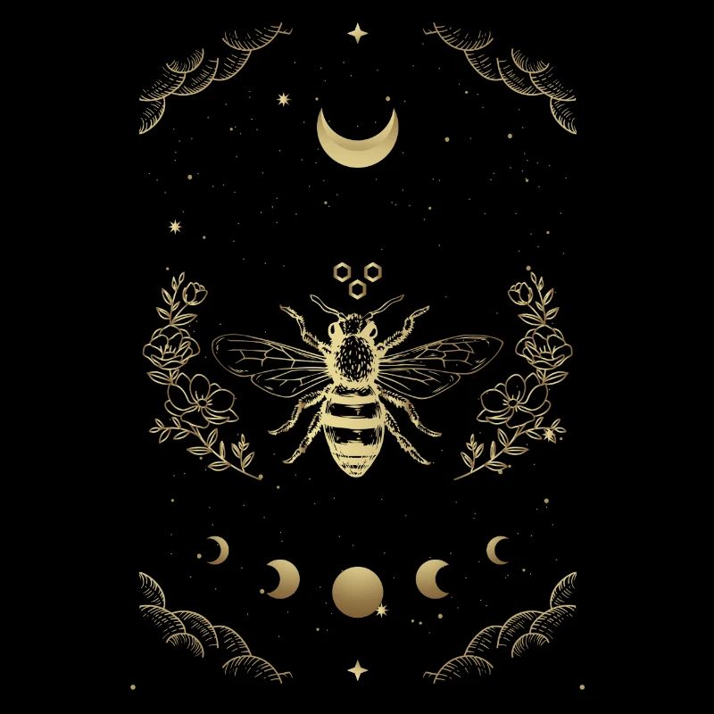 Bee, Bees Moon Phases, Moon, Beekeeping