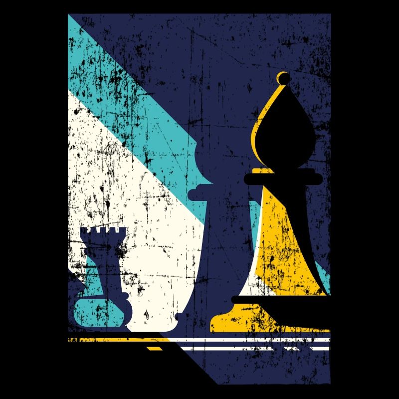 Retro Chess Player Gift