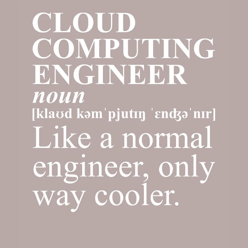 Cloud Computing Engineer Definition Retro Computer