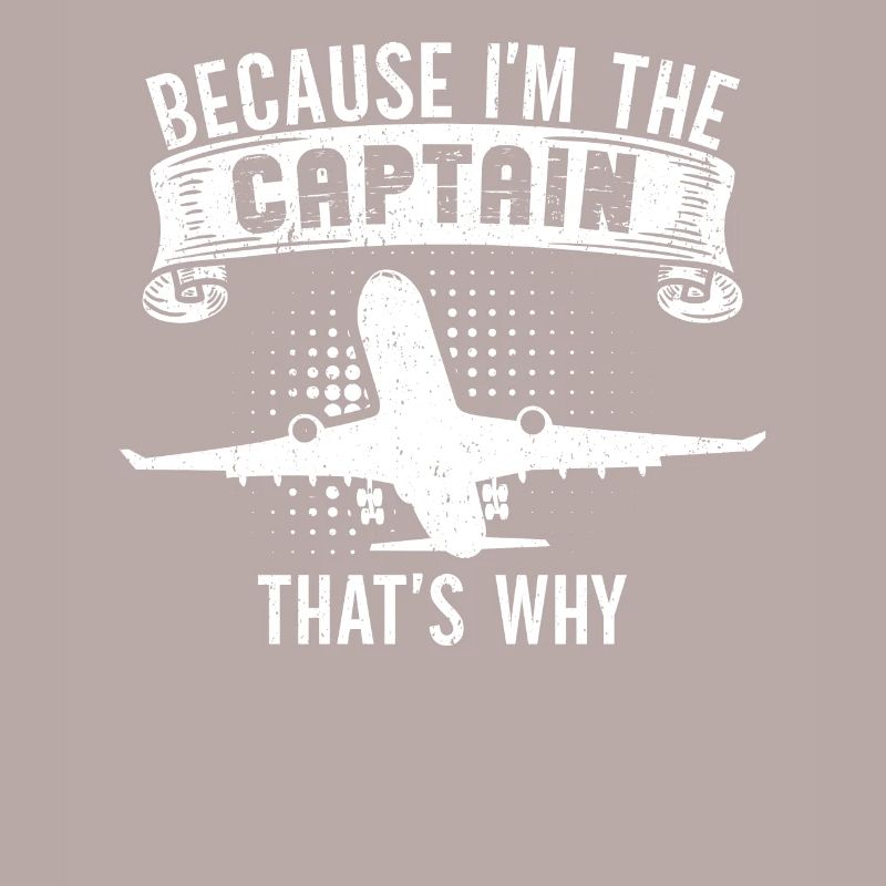 Parce que je suis le commandant de bord Pilot Flight Captain Flyer