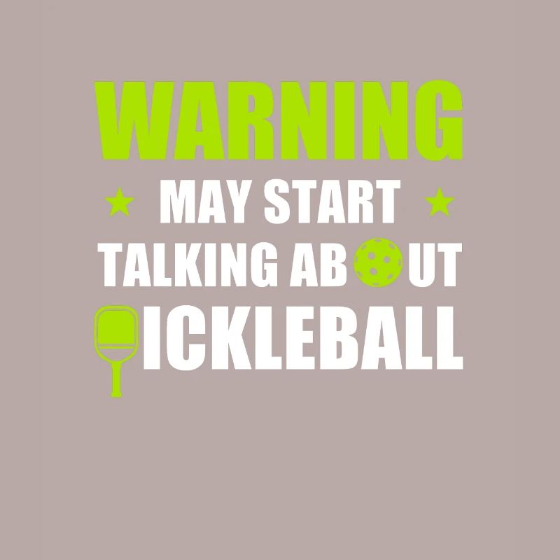 Pickleball warning can start about pickleball