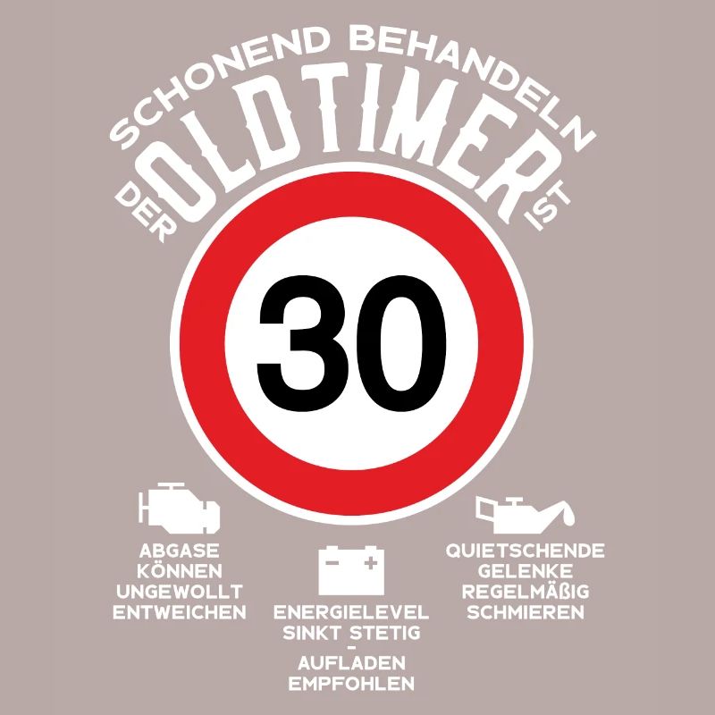 SCHONEND BEHANDELN 30. GEBURTSTAG OLDTIMER