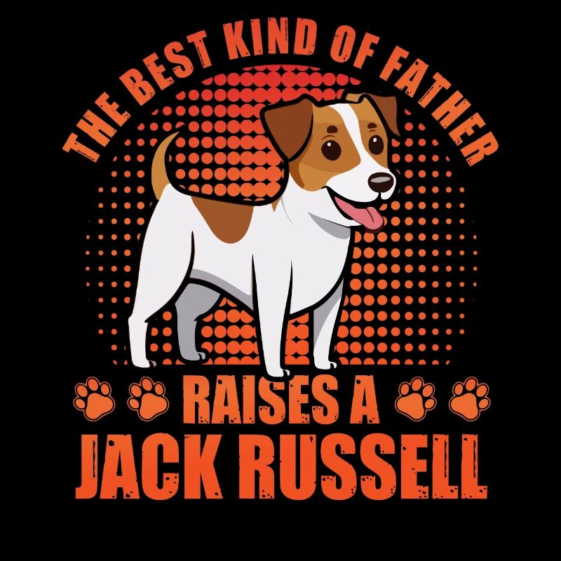 Le meilleur type de père élève un Jack Russell