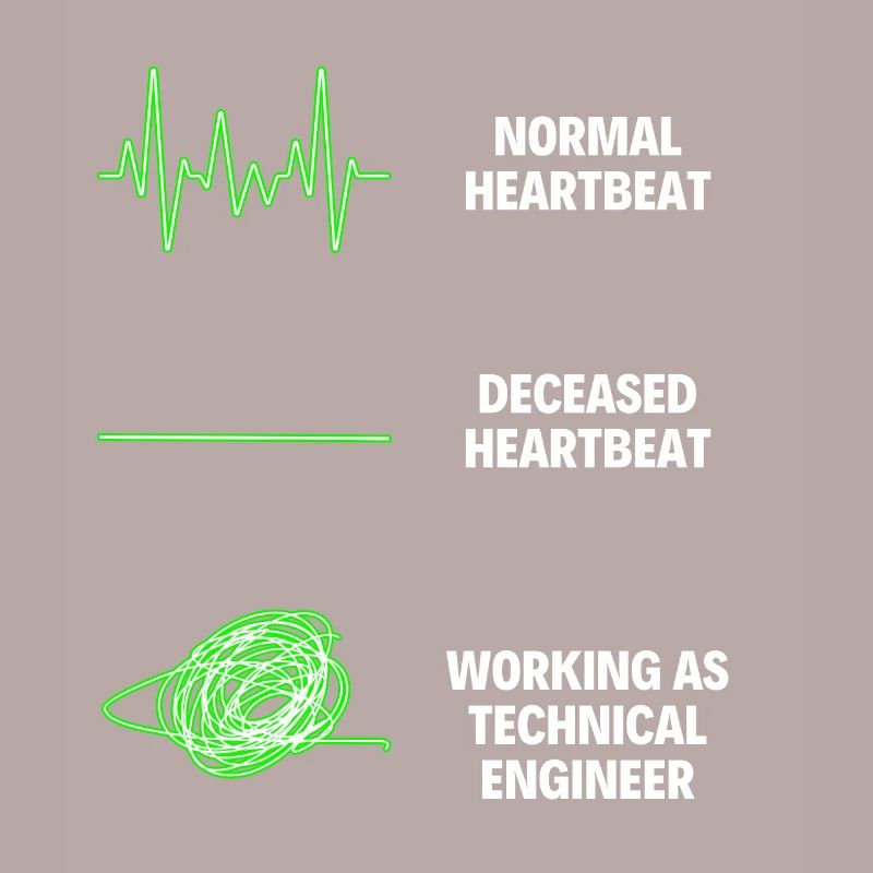 Technical Engineer Worker Funny Technical Engineer