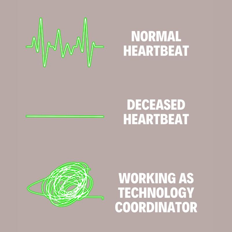 Funny Technology Coordinator Worker Technologist