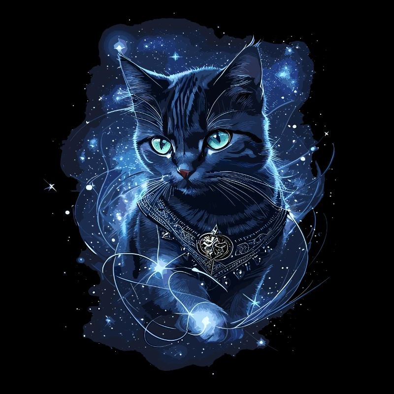 Enchanting Cat Mystical Black Cat