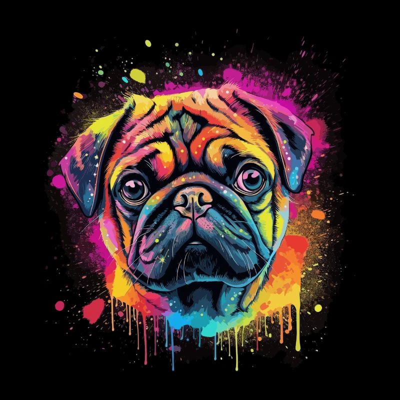 Pug Mops Hund Geschenk Spruch
