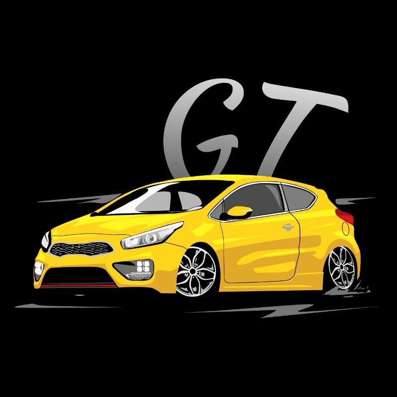 Ceed GT jaune
