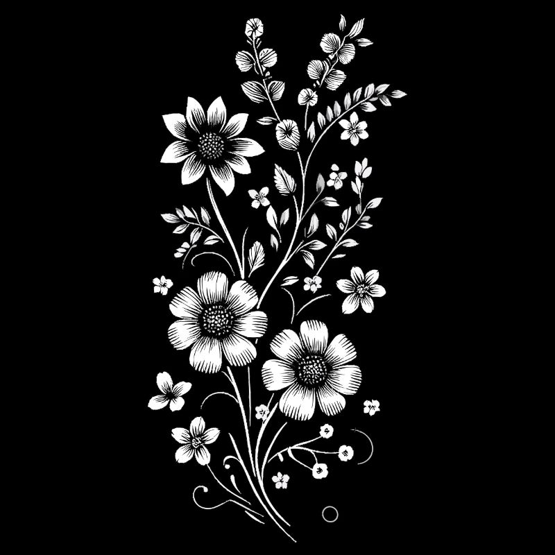 Floral Pattern Drawn