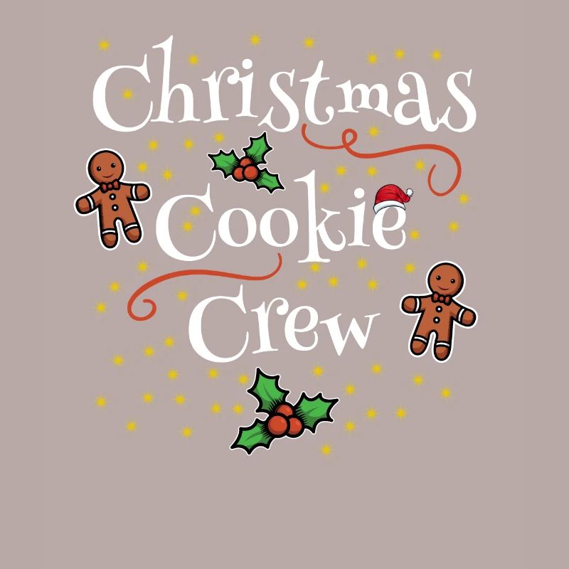Équipe de biscuits de Noël préparant des biscuits de Noël