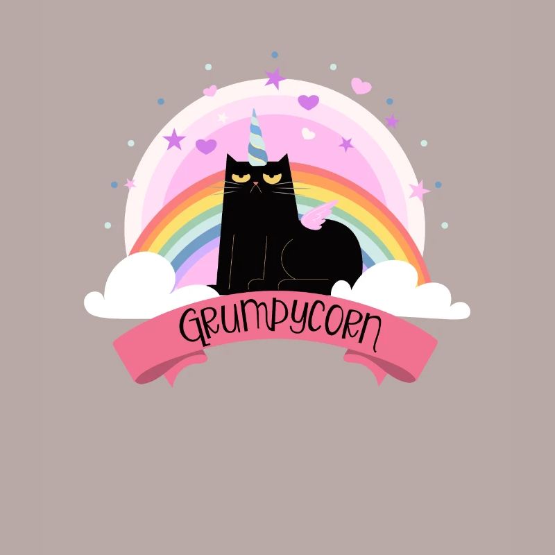 Grumpycorn Grumpy Licorne Chat