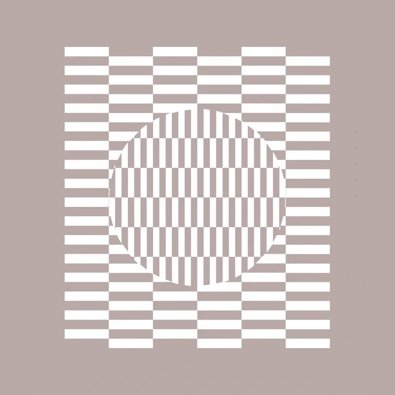 Imagination d'illusion de perception de grille visuelle