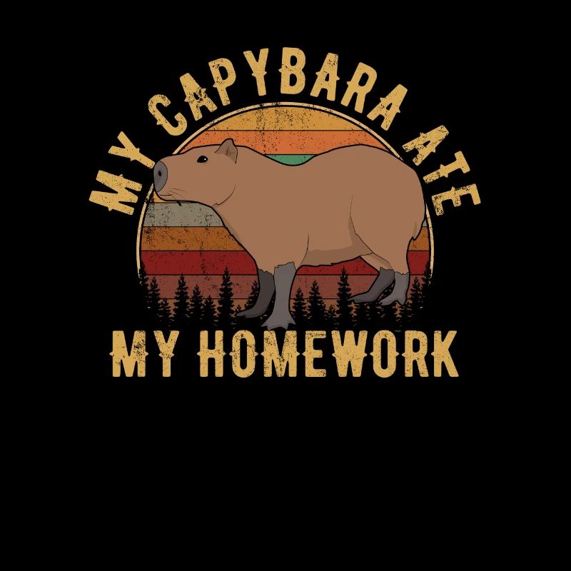 Capybara ate my homework, capybara