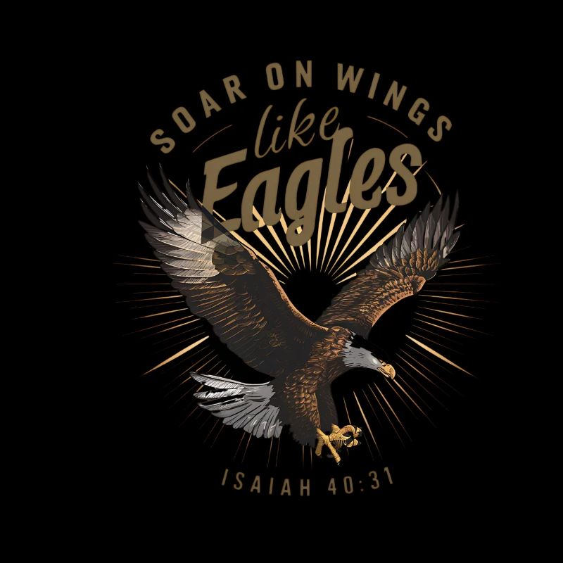 Isaiah 40:31 Eagle Design