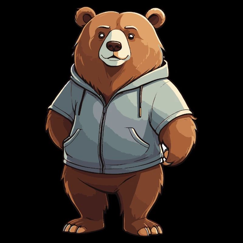 Comic Bär - Tier Design