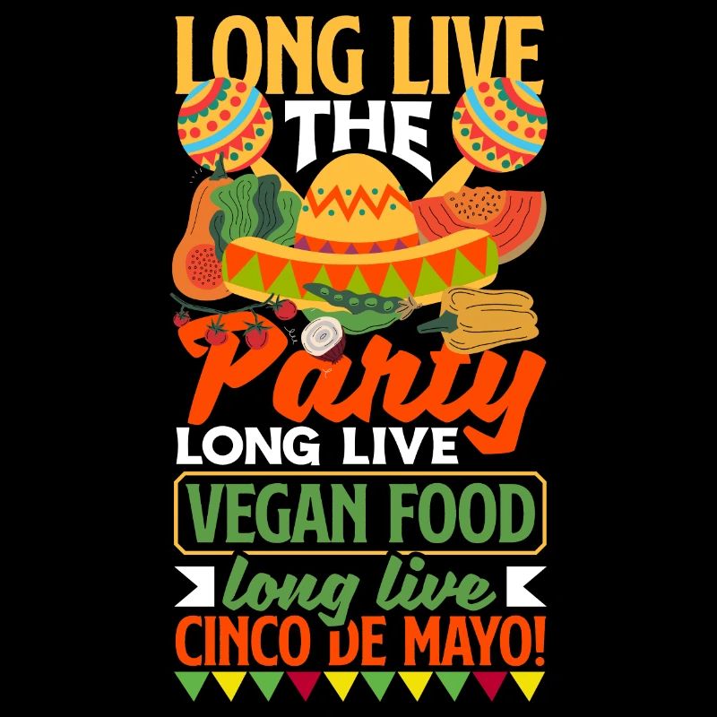 Vive la nourriture végétalienne Vive le Cinco de Mayo