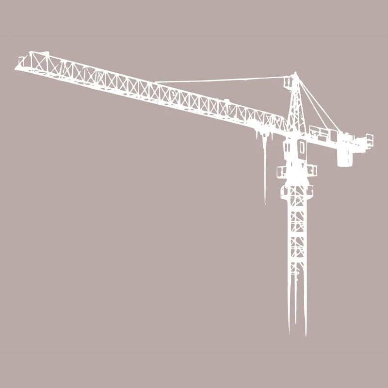 Kran, Turmdrehkran, crane No.: 2 hell (Bitmap)