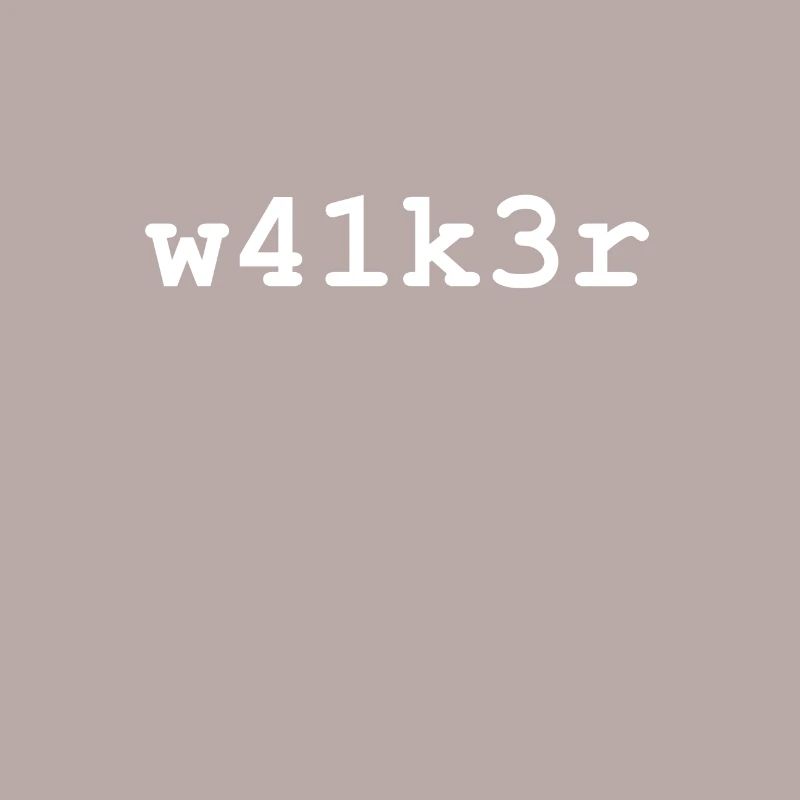 Alan Walker w41k3r écriture blanc cadeau idée