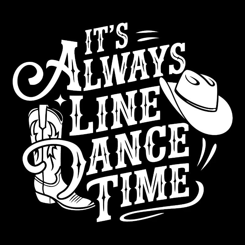 Line Dance Zeit Line Dancing Tanzen