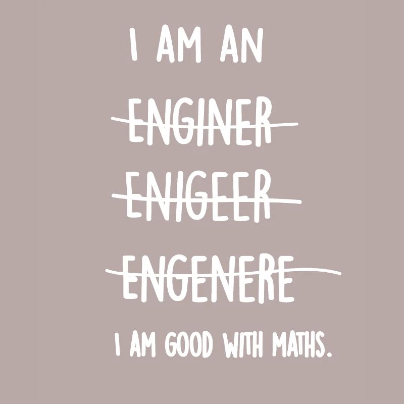 Funny engineer student math physics gift