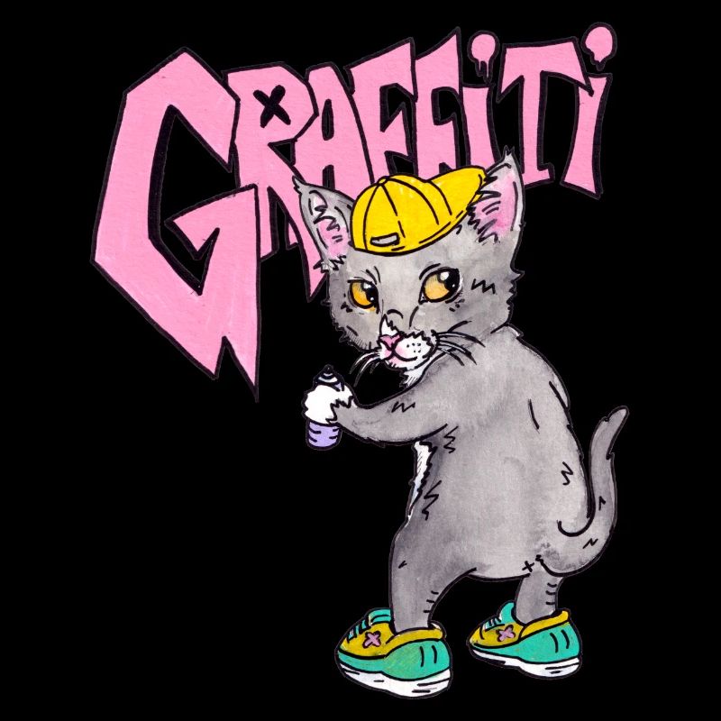 Graffiti Katze