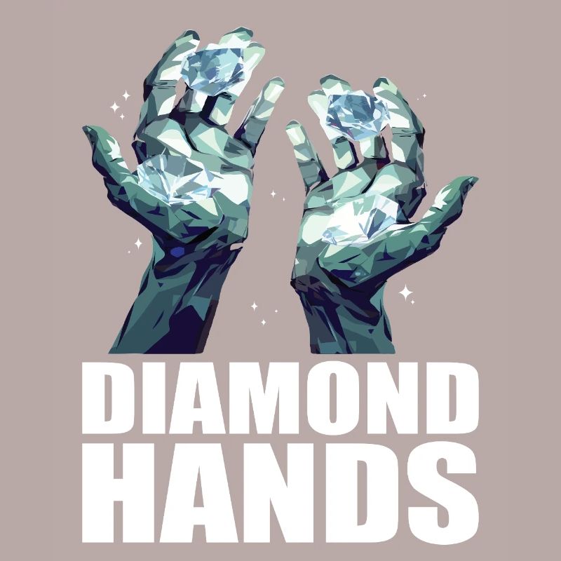 Commerce de mains de diamants