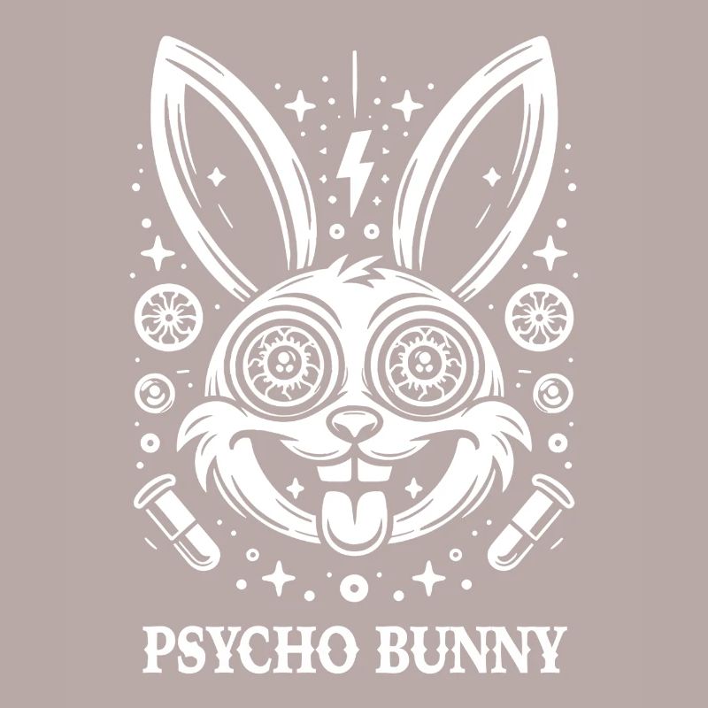 Psycho Bunny Neon Psychedelia