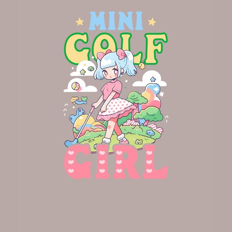 Fille de golf