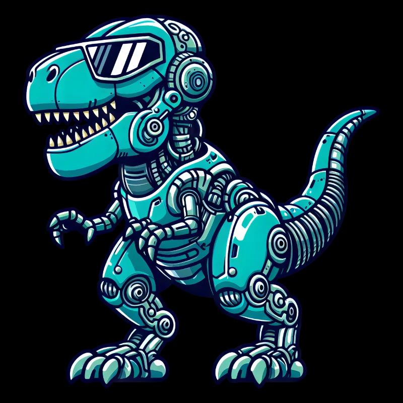T-Rex Cyborg Dinosaure