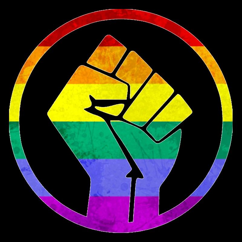 Fist Flag out LGBT