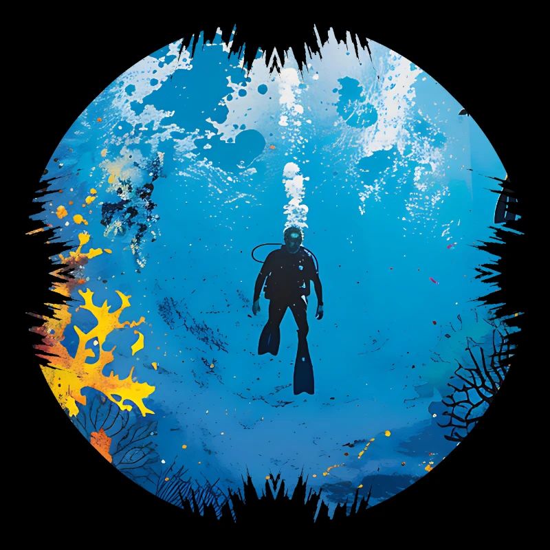 Weightlessness while diving