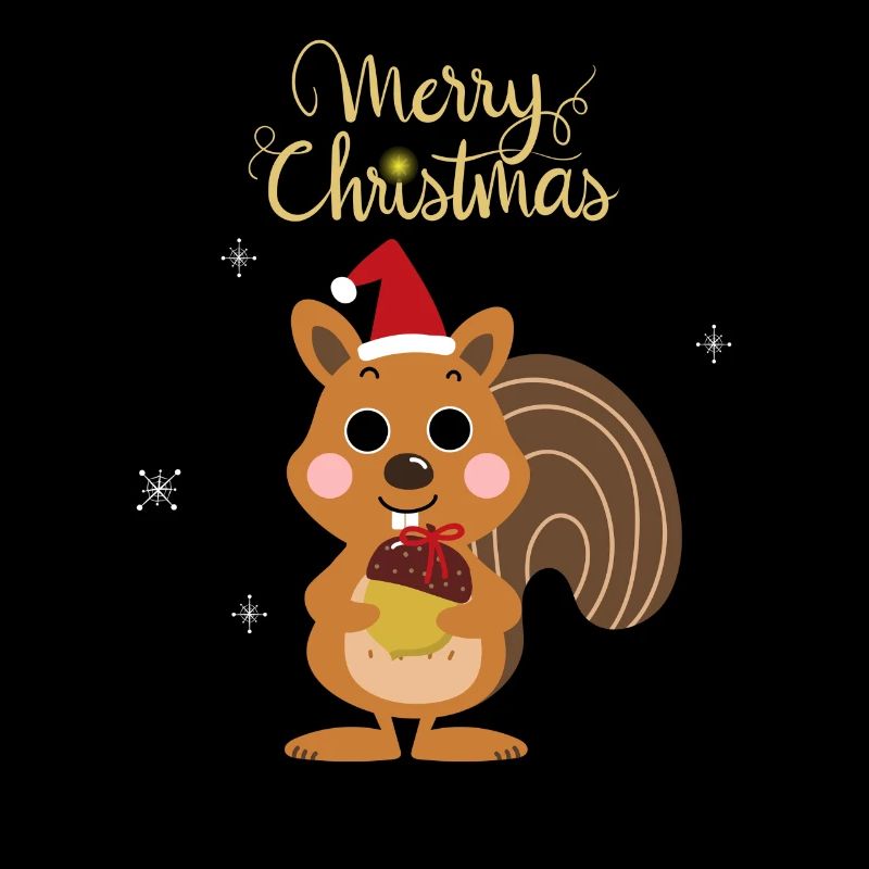 Squirrel Christmas -Eichhörnchen