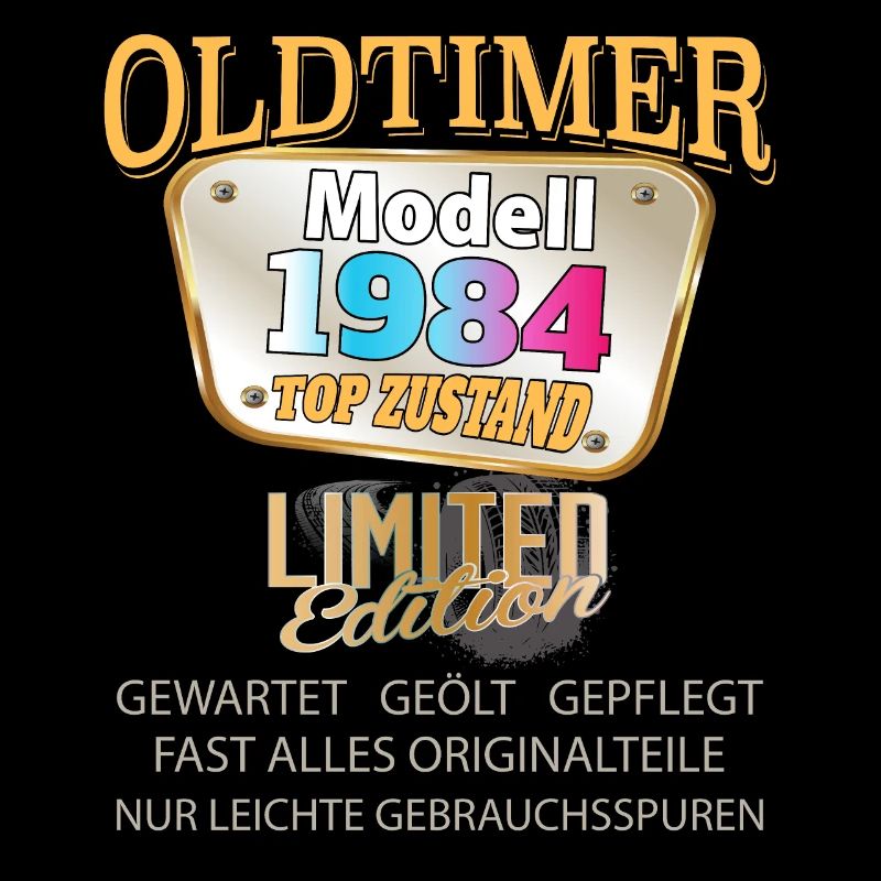 Oldtimer Modell 1984 gut erhalten lustig Geburtsta