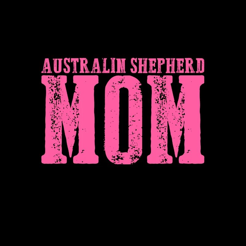 Australian Shepherd mom Hund