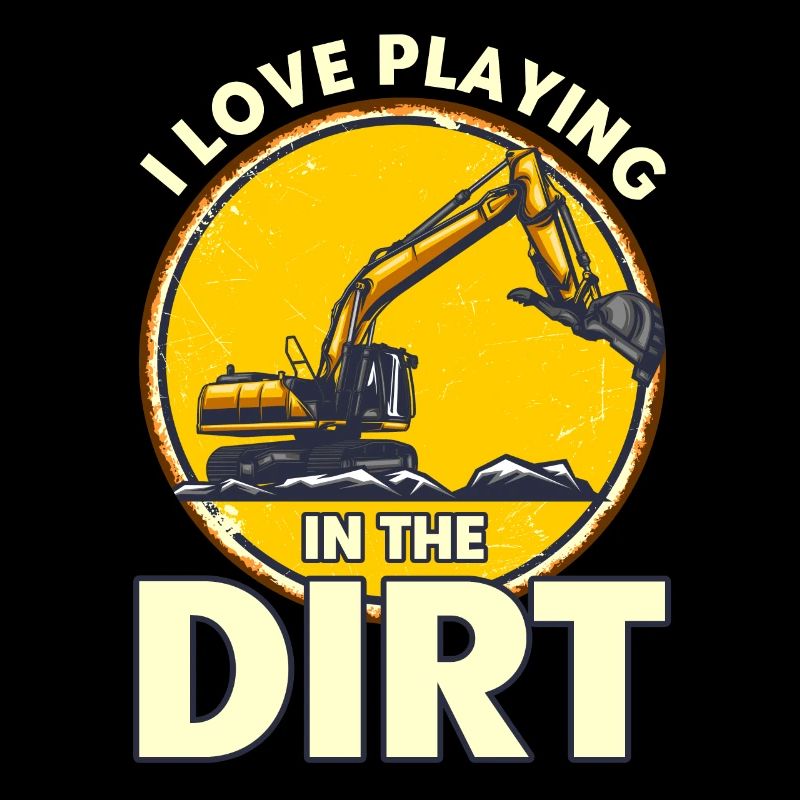 Operator Excavator Construction Gift