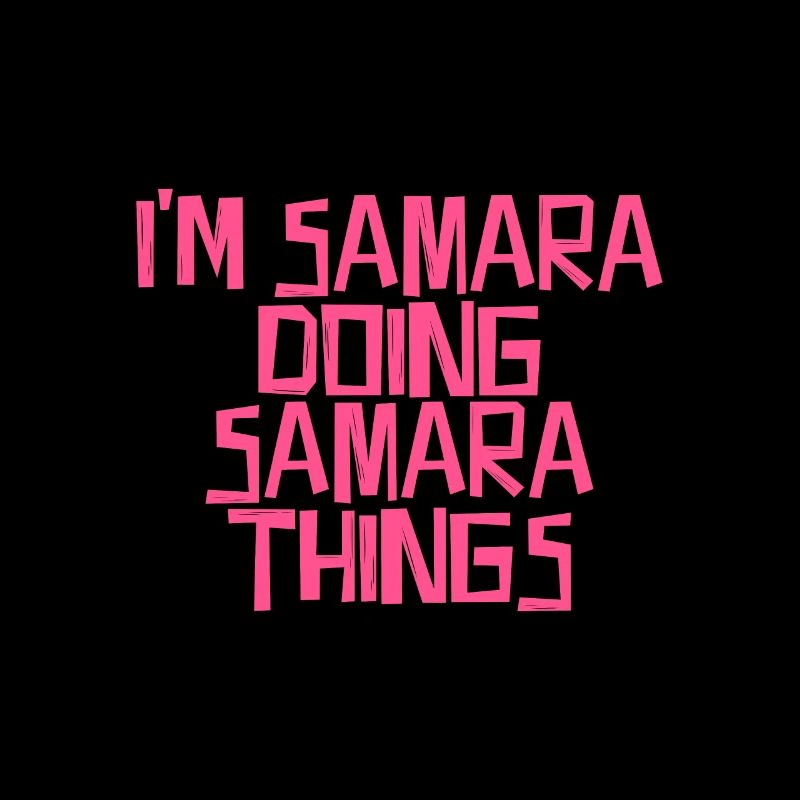 Je suis Samara en train de faire des choses Samara